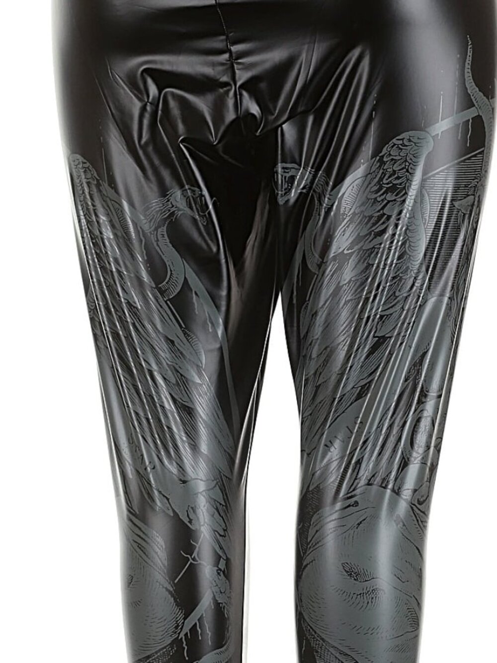 KILLSTAR Dark Forces Baphomet high waist leggings - Picture 6 of 8